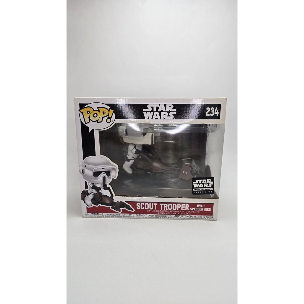 Funko Pop! #234 Star Wars Scout Trooper Speeder Bike Smuggler's Bounty Exclusive